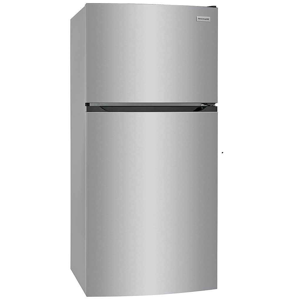 Frigidaire - 13.9 Cu. Ft. Top-Freezer Refrigerator - Brushed steel